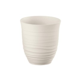 Guzzini - Tierra Low Drinking Glass - Milk White, Diameter 9 x Height 9.5 cm | 350 cc - 179501156