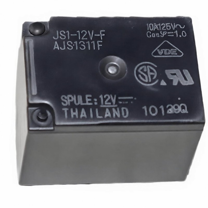 5pcs JS1-12V-F 12VDC Coil Power Relay, SPDT (1 Form C)