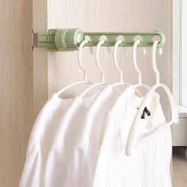 Utilization of space between doors, side hangers, hangers, hangers, veranda windows storage blue 3ea