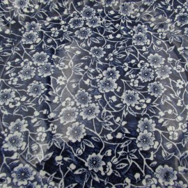 Royal Wessex Churchill Queens England Calico Blue Dinner Plates - Set of Four