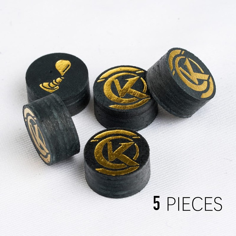 KONLLEN Pool Billiard Cue Tips - 5 Pieces Pool Cue