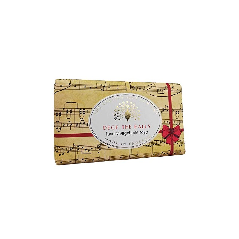 The English Soap Company Festive Soap Bar 190g Deck the