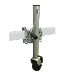 MaxxHaul 70148 10" Lift Swing Back Trailer Jack with Single Wheel - 1000 lbs. Capacity