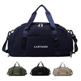 Yunsheng Cabin Bag - Ryanair Under Seat Flight Bag - Gym Bag with Shoe Compartment & Dry/Wet Separation - Recycled PET Eco-Friendly Travel Holdall Hand Luggage Bag - Carry-On Duffel Bag(Blue)