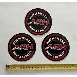Unbranded 3 ARH HEADERS DECALS STICKERS racing Drags Hotrods offroad late models classics