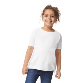 Gildan Unisex Child Toddler T-shirt, 2-pack, White, 4 US