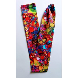 Stethoscope Covers Handmade Variety Patterns Colors 100% Cotton Scrunchie (Bubbles)