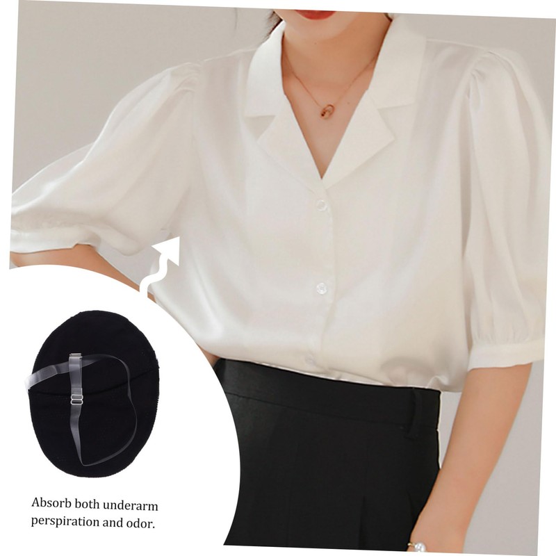 Mobestech 2 Pairs Absorbent Armpit Pads for Women Tips Armpit