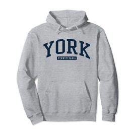 York Pennsylvania PA College University Style Navy Pullover Hoodie