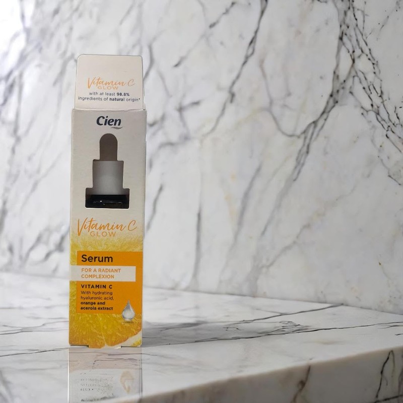 Cien Vitamin C Glow Serum - 98.8% Natural Ingredients, Hydrating