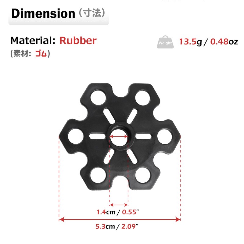Azarxis Puntas de Goma para Bastones de Trekking Protectores de