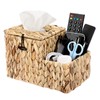 Sumnacon Square Woven Tissue Box Cover - Decorative Cube Wicker