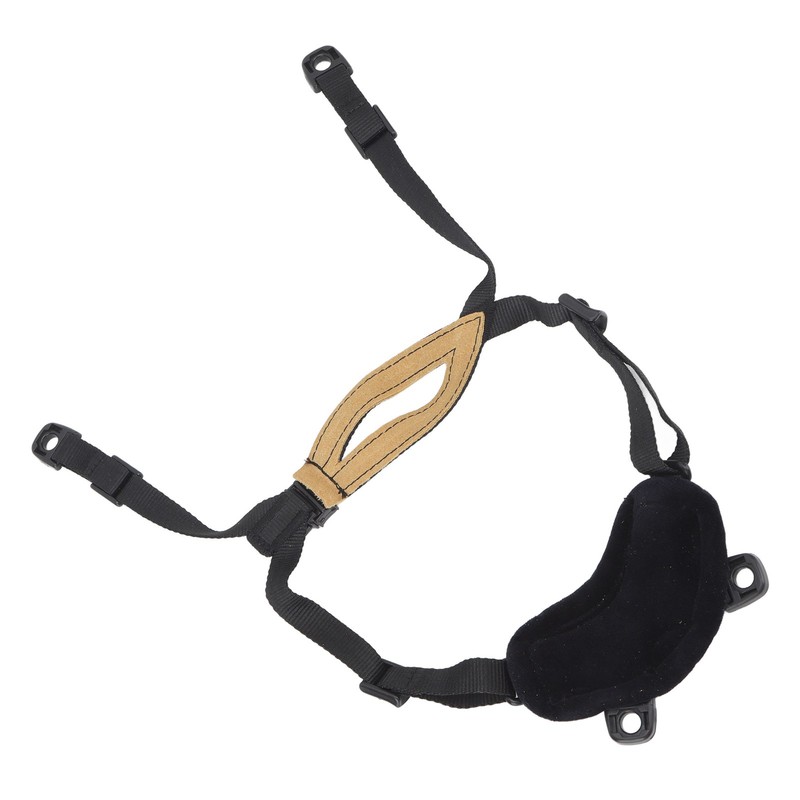 Helmet Chin Strap Outdoor Adjustable 4 Points Chin Strap for