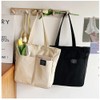 deoway Tote Bag, Canvas Tote Bag, A4, Large Capacity, Shoulder