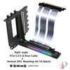 GIGA-MEGA PCIe X16 GEN5 Riser Cable with GPU Vertical Mount