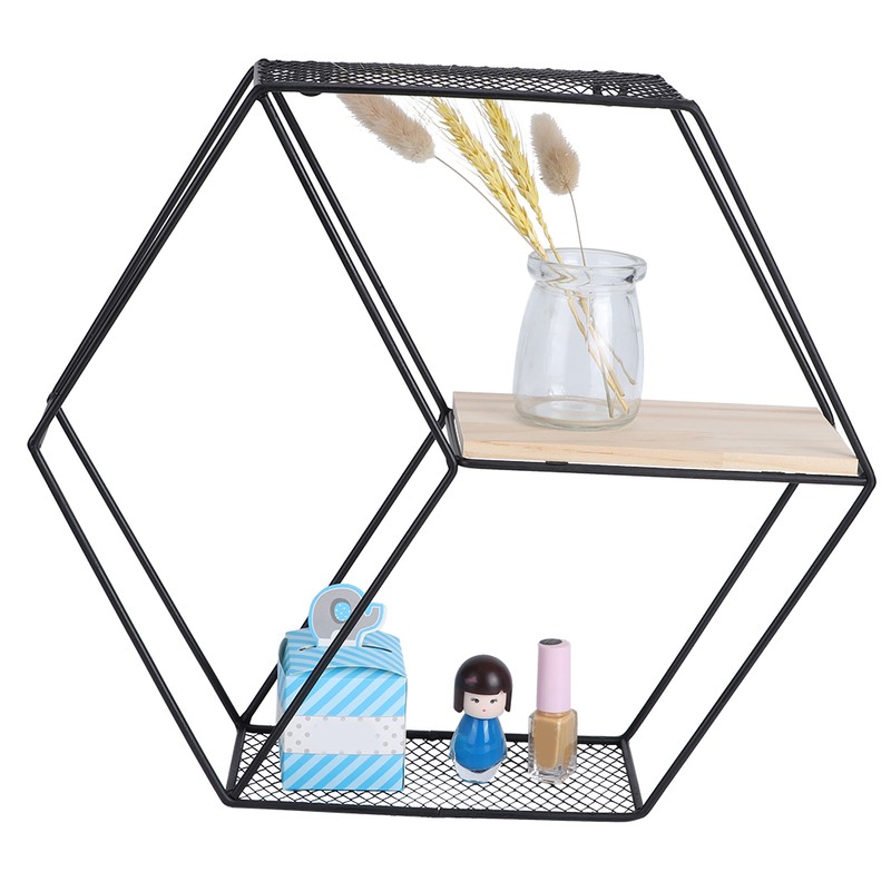 Nordic Style Floating Wall Storage Shelf Living Room Display Rack