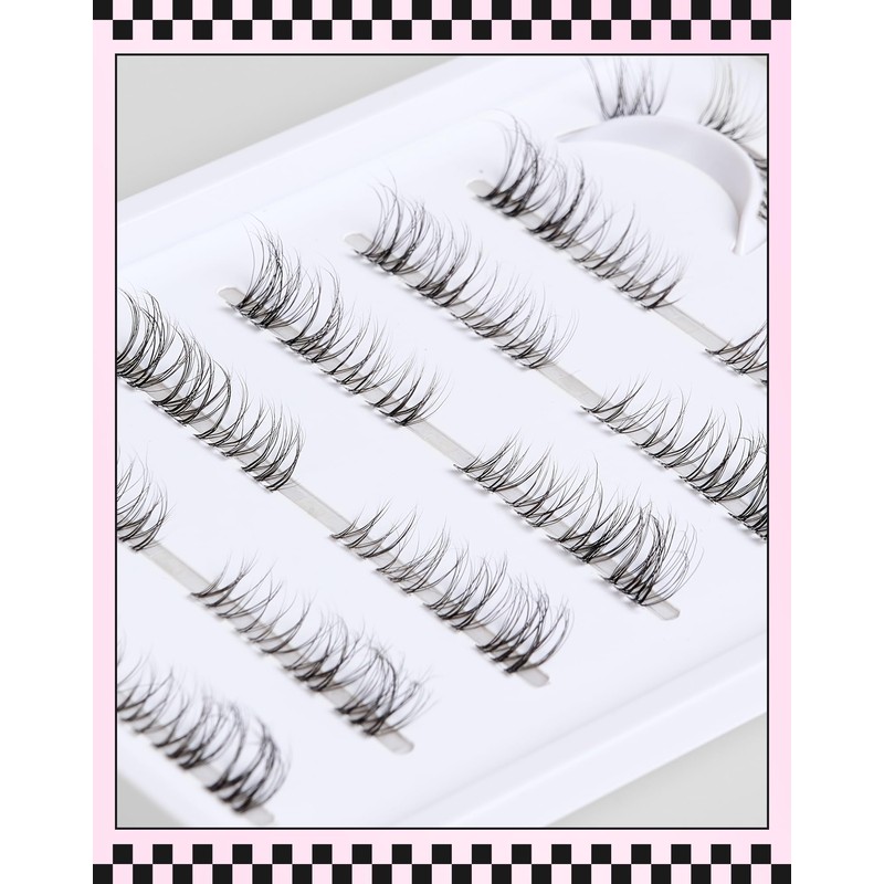Jiocolor Cluster Lashes Cat Eye Lashes Natural Look Foxy Eye
