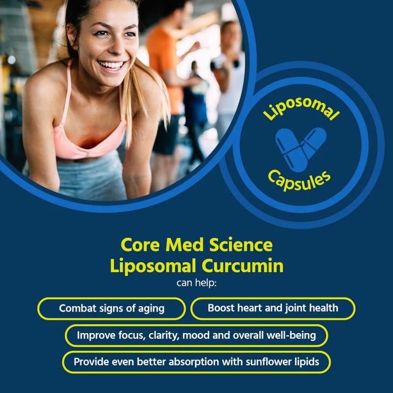 Core Med Science Crcuma Liposomal 500mg 60 Cpsulas