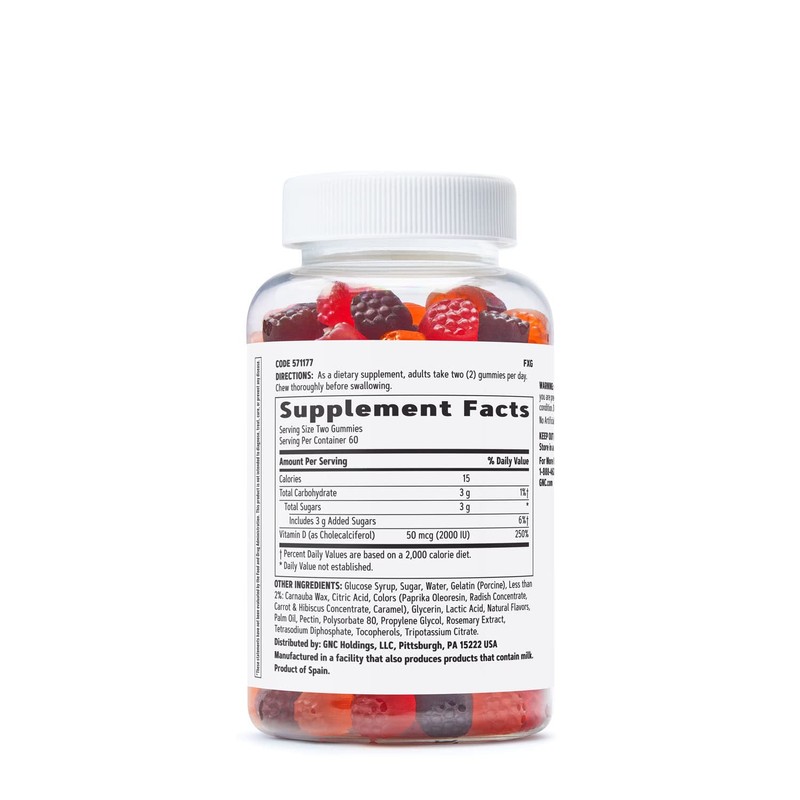 GNC Vitamin D-3 Gummies