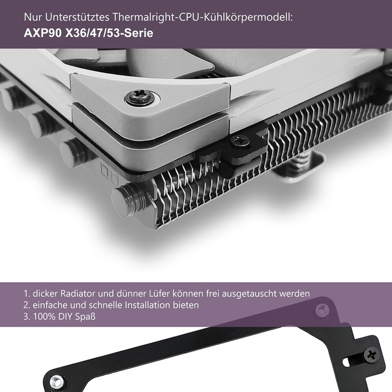 DolDer Fan Mounting Bracket Mounting Kit Fan Mount Backplate Compatible