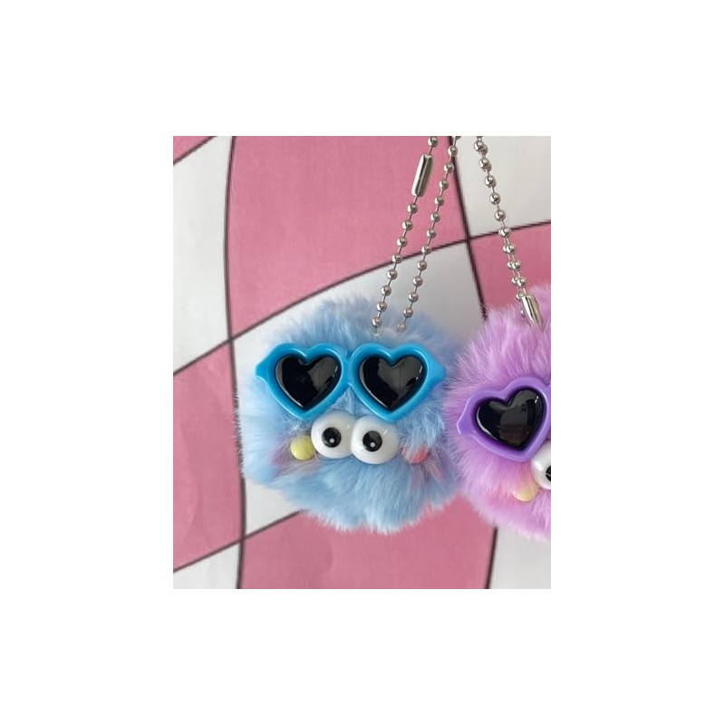 Wigo Mini Sunglasses, Monster Nuigurumi, Key Holder, Women's, blue