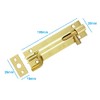 TERF Door Bolt Polished Brass Barrel Slide Lock Necked Door