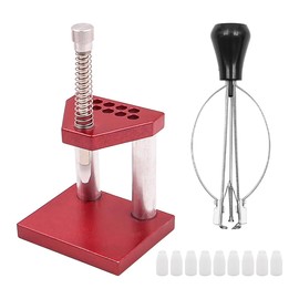 CENPEK Watch Hand Removal Tool with 10 Pieces Plastic Tips Watch Piston Watchmaker for Assembly and Removal of Watch Hands