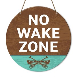 Lake House Decor, Lake House Life Decorations, Lake Decorations for Summer Home Bedroom Bathroom, Lake House Decor for Cabin Living Room, Gifts for Sailor Captain Lake Lover House Owner, No Wake Zone