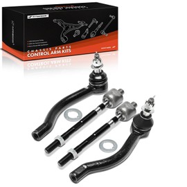 A-Premium Set of 4, Front Inner and Outer Tie Rod End Kit, Compatible with Nissan Maxima 2009-2014