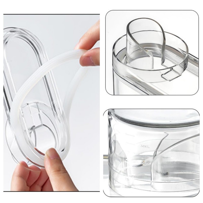 ZNZNANG 2PCS Laundry Detergent Dispenser,1200ml Softener Laundry Detergent Bottle,Beads Container