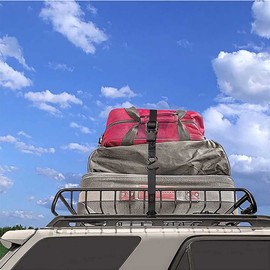 Soft Loop Tie Down Straps, Loops for Motorcycle Car Cargo Truck Boat UTV ATV TV Dirt Bikes Secure Trailer Lawn & Garden Equipment. (4-Pack)