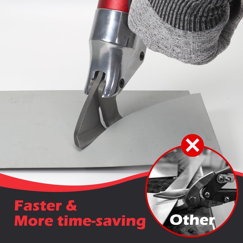 VLOXO Sheet Metal Cutter Drill Attachment Compatible with Multiple Models