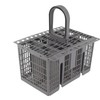 QUAILITAS Dishwasher Cutlery Basket [Grey] – Replacement Cutlery Basket for