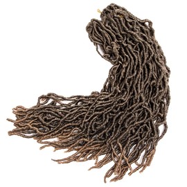 Moli Moli 24 Inch Nu Locs Crochet Hair 120 Strands New Faux Locs Crocher Braids Long Soft NU Locs For Women (CA T27)