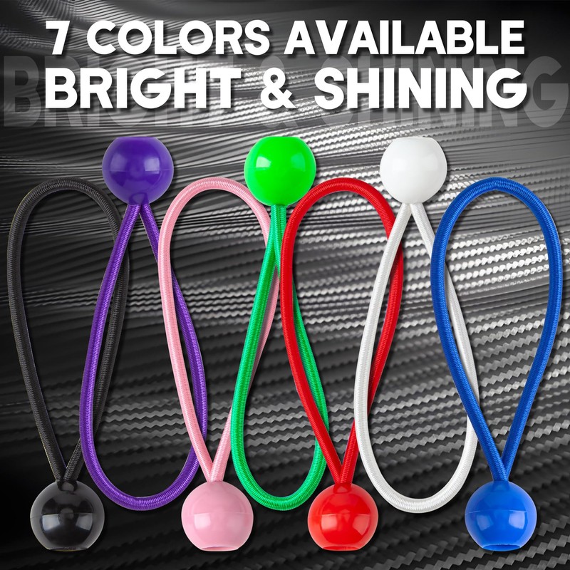 Cartman 30 Pack 6 Inch Ball Bungee Cords Canopy Ties