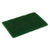 Cellucap Medium Duty Scouring Pad, 6 X 9, Green, 10