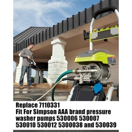 7110331 High Pressure Cleaning Pump Fit For Simpson AAA Brand Pressure Washer Pumps 530006 530007 530010 530012 5300038 and 530039 Replace 7110331 Water Outlet Kit