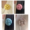 Fabric Camellia Brooch Exquisite Elegant Silk Camellia Brooch Pin Corsage