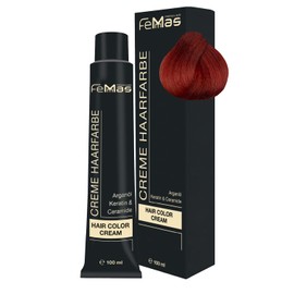 Femmas Hair Colour Cream 100 ml Hair Colour (Medium Blonde Copper Red 7.46)