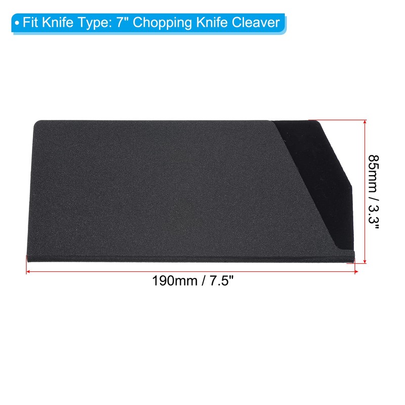 PATIKIL ABS Knife Cover Sleeves for 7" Chopping Knife Cleaver,