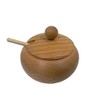 Wooden World - Large Wooden Sugar Bowl with lid Diameter