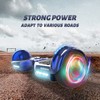 Hoverstar Bluetooth Hoverboard with LED Wheels Chrome Color Self Balance