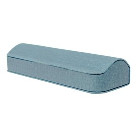 Tacy Case, Glasses Case, Stylish, Slim Case, Magnetic, Steel, Polyurethane, Blue, Compact, HY-8042-12