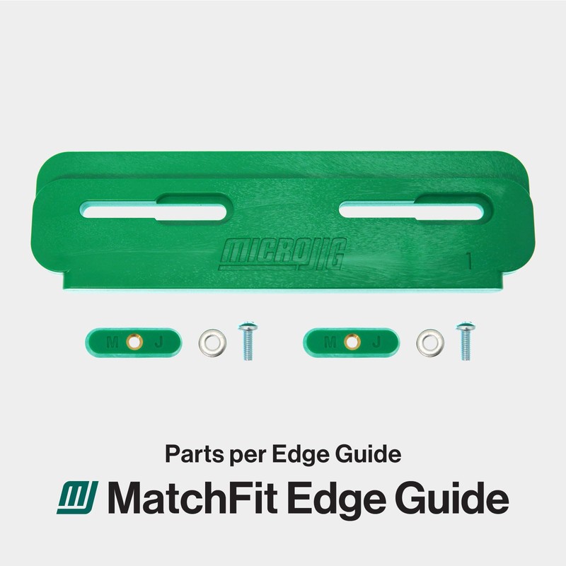 MICROJIG Matchfit Edge Guide (3-Pack) for Dovetail Track System -