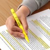 STAPLES Hype Stick Highlighter, Chisel Tip, Yellow, 12/Pack (ST62943)