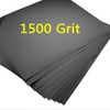 5 Sheets Sandpaper 1500 Grit Waterproof Paper 9"x11" Wet/dry Silicon