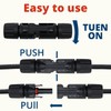 TOMSHIELE MC4 Connectors Connector for Outdoor and Solar Power Systems,