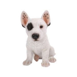 Uvia H16595 Sitting Bull Terrier (Small) 5.1 x 3.0 x 4.9 inches (13 x 7.7 x 12.5 cm), Doll, Figurine, Figurine, Animal, Garden, Decoration, Dog, Dog