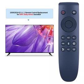 New Replacement Remote Control for Onn 42 Inch 5.1. 2. Dolby Atmos Sound Bar 100002634