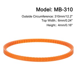 uxcell 4pcs MB Series Standard Sewing Machine Belts MB-310 Motor Drive V Belt, 310mm / 12.2" Outside Circumference
